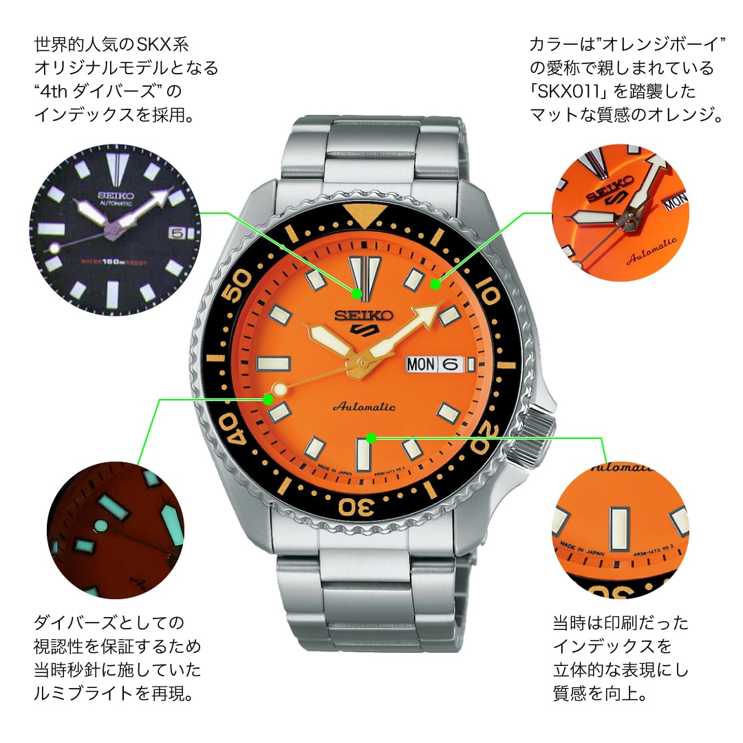 【SEIKO 5 SPORTS】SKX Sports Style SBSA265