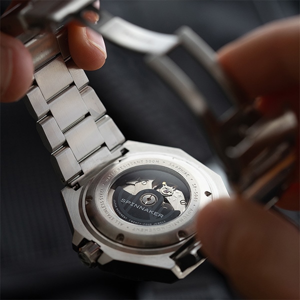 【SPINNAKER】 スピニカー DUMAS AUTOMATIC デュマ オートマティック SP-5081-AA 自動巻 メンズ