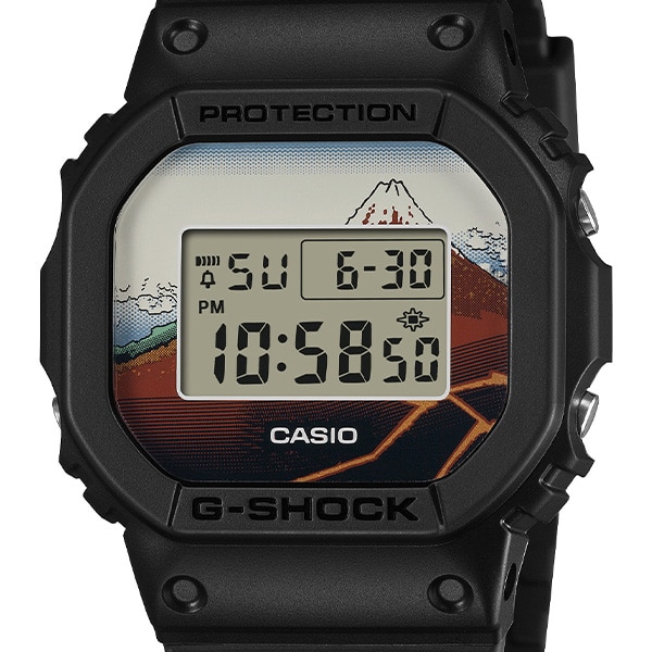 G-SHOCK 葛飾北斎 富嶽三十六景 「山下白雨」 DW-5600KHSH25-1JR