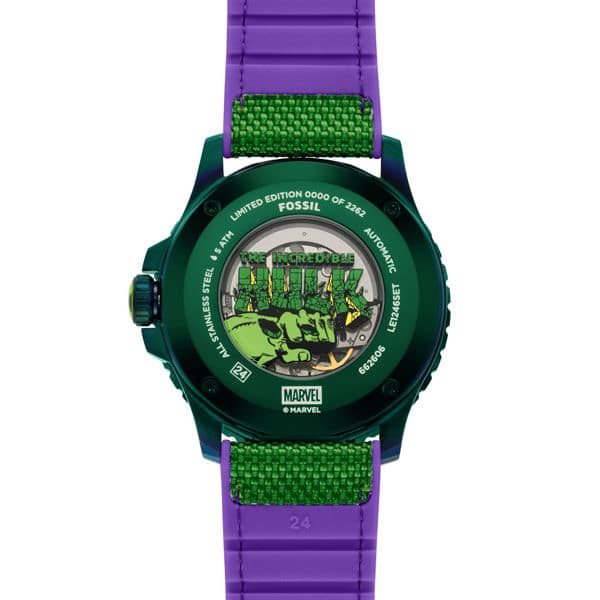 Fossil フォッシル Marvel Hulk マーベル ハルク コラボレーションモデル LE1246SET 自動巻 メンズ