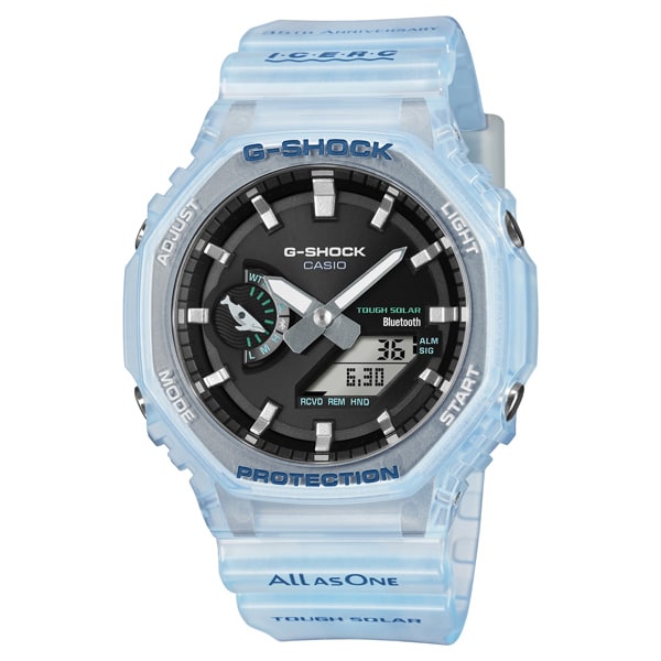 【G-SHOCK】 Love The Sea And The Earth 「ICERC Japan」コラボレーションモデル 2026 GA-B2100KB-2AJR クジラ bluetooth ソーラー メンズ