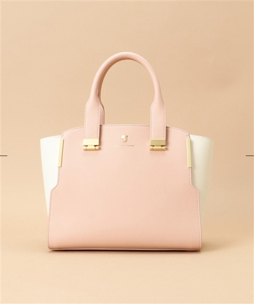 Pomme d'espoir ポムディスポワール バイカラーハンドルバッグ ベビーピンク