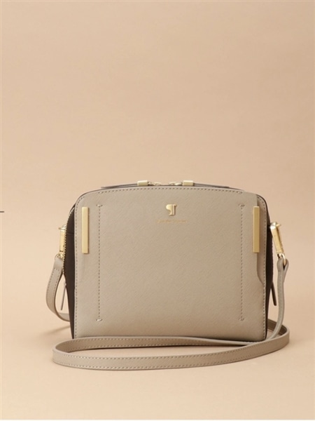 Pomme d'espoir ポムディスポワール バイカラーショルダーバッグ ベージュ