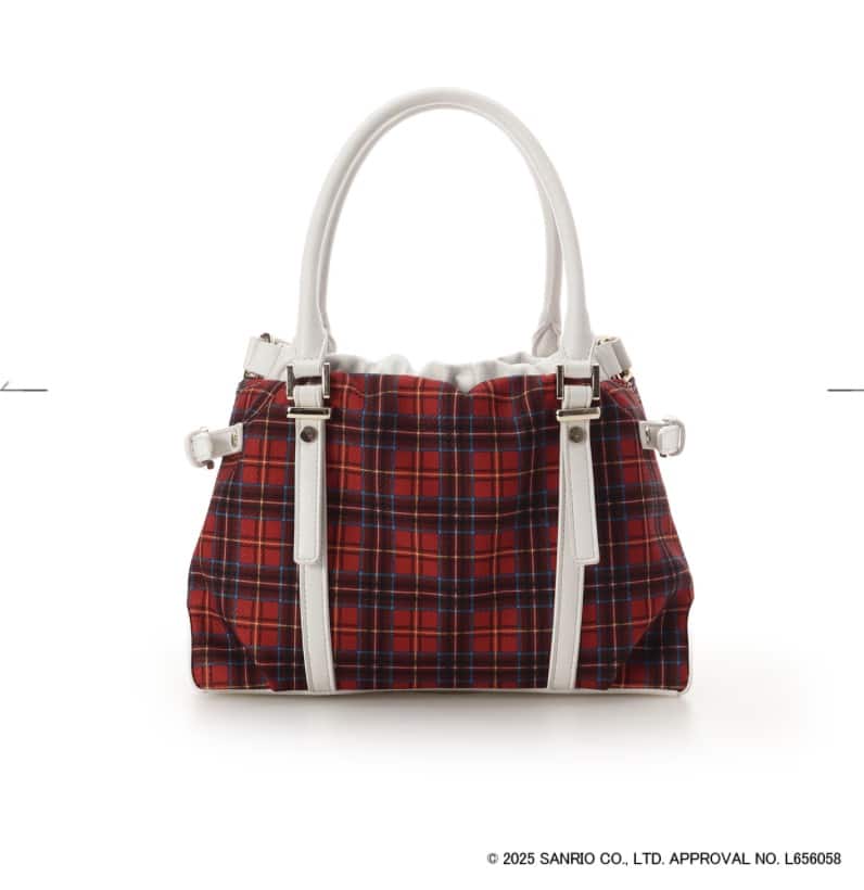 「ハローキティ」コレクション ハンドバッグ(オフホワイト) ホワイト