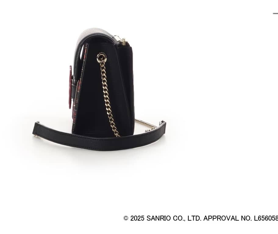 「ハローキティ」コレクション ショルダーバッグ(ブラック)