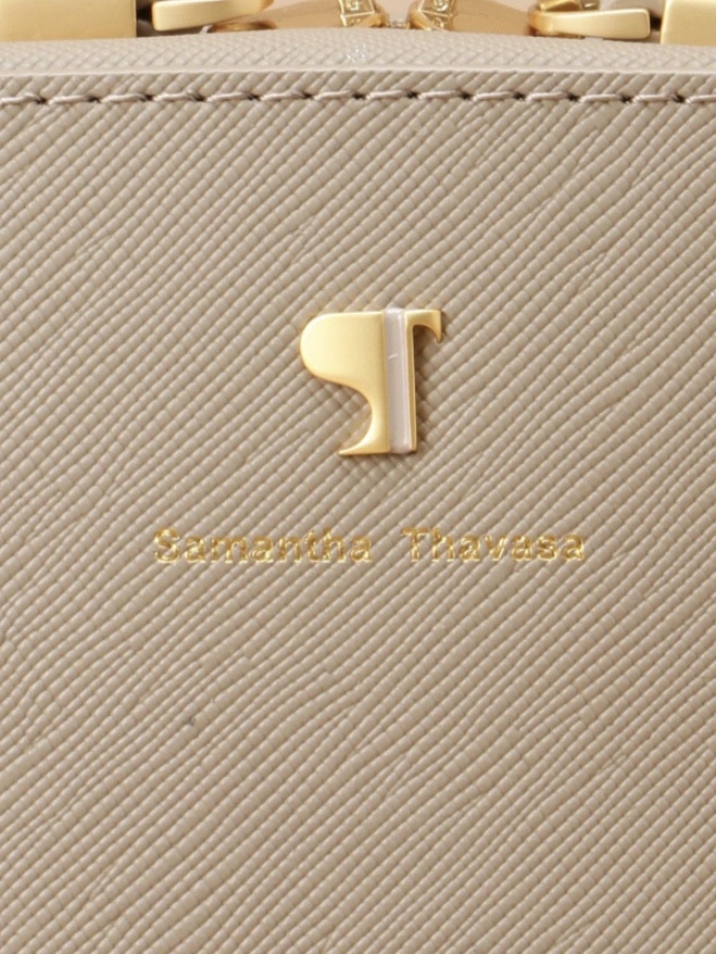 Pomme d'espoir ポムディスポワール ワンカラーショルダーバッグ グレージュ