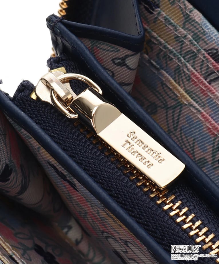 「スヌーピー」コレクション 長財布(ネイビー)