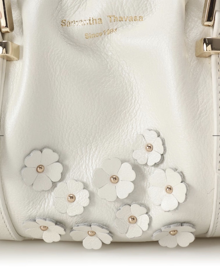  [Holiday Collection]フラワーデザイン サマンサ ルプリュ・ミニョン ハンドバッグ ミニサイズ
