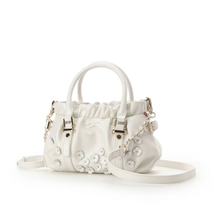  [Holiday Collection]フラワーデザイン サマンサ ルプリュ・ミニョン ハンドバッグ ミニサイズ