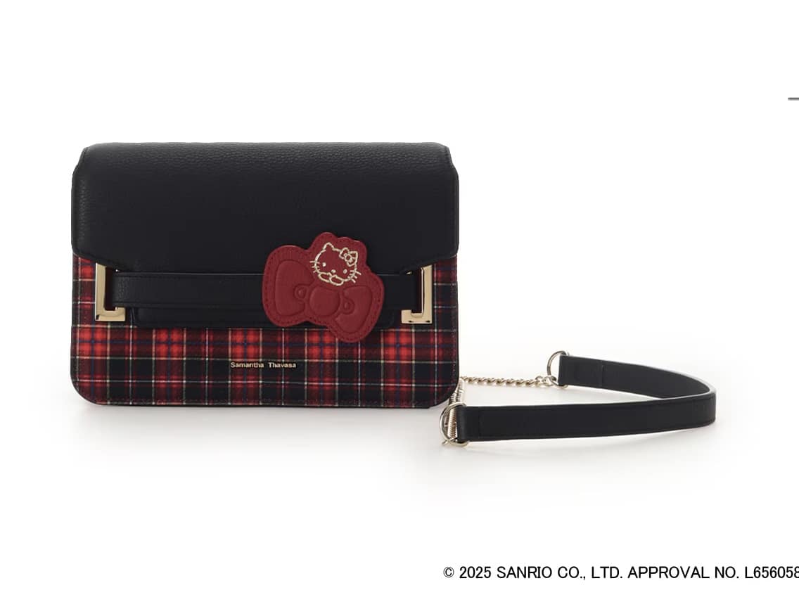 「ハローキティ」コレクション ショルダーバッグ(ブラック)