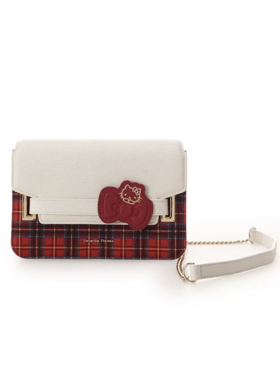 「ハローキティ」コレクション ショルダーバッグ(オフホワイト)