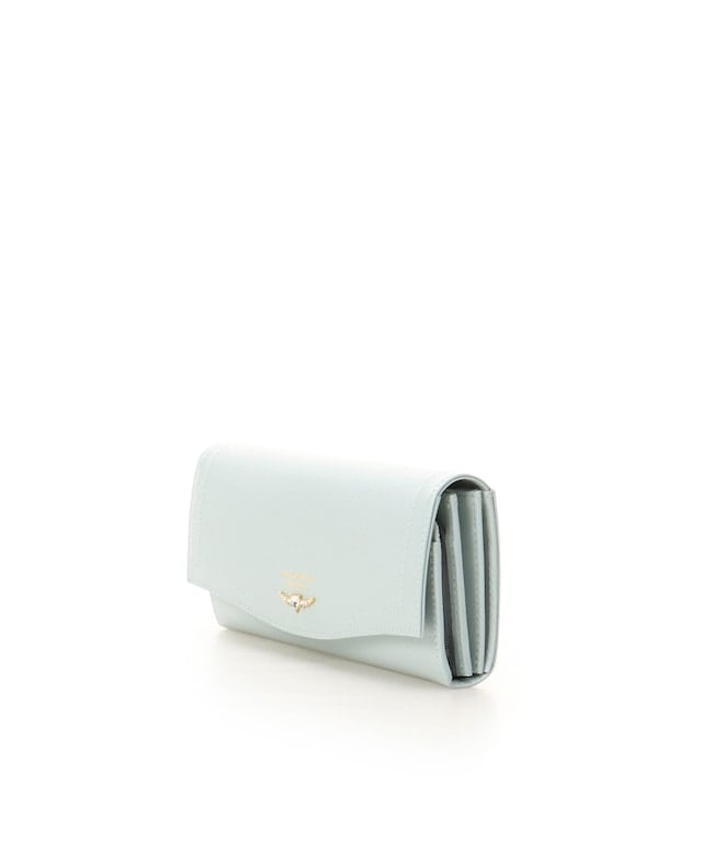 クリアハートビジュー 長財布 ミント 00