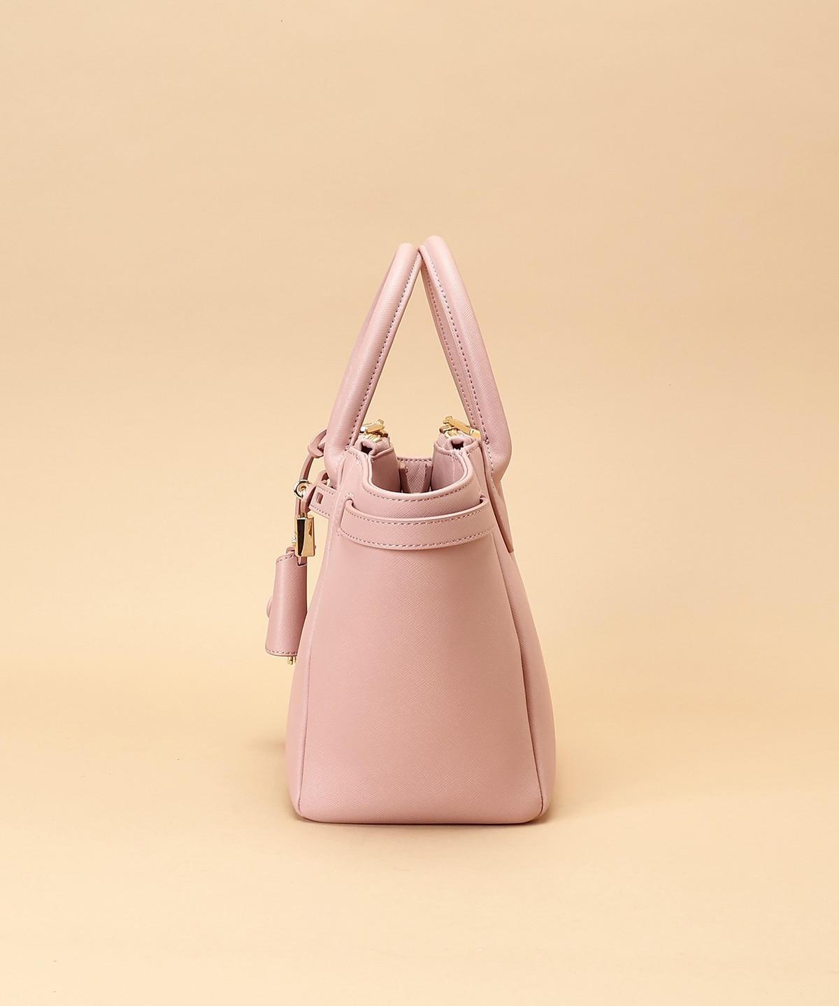 ベルトデザイン サマンサアゼル 中サイズ ピンクベージュ 00