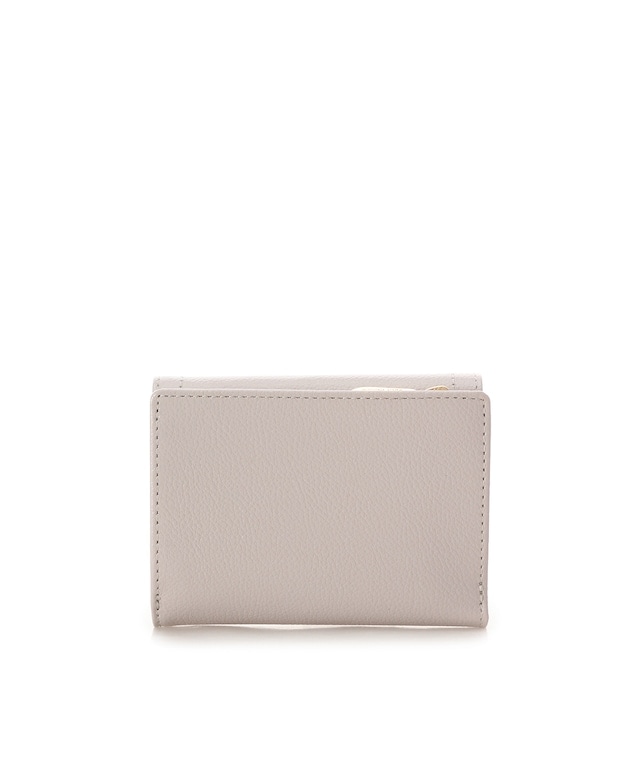 クリアハートビジュー 折財布 ベージュ 00