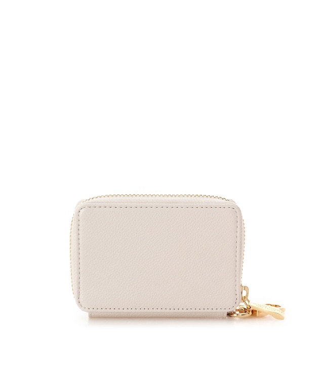 クリアハートビジュー キーケース オフホワイト 00