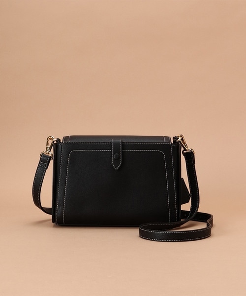 ビジューチャーム付き ショルダーバッグ(00 ブラック)｜ サマンサ  