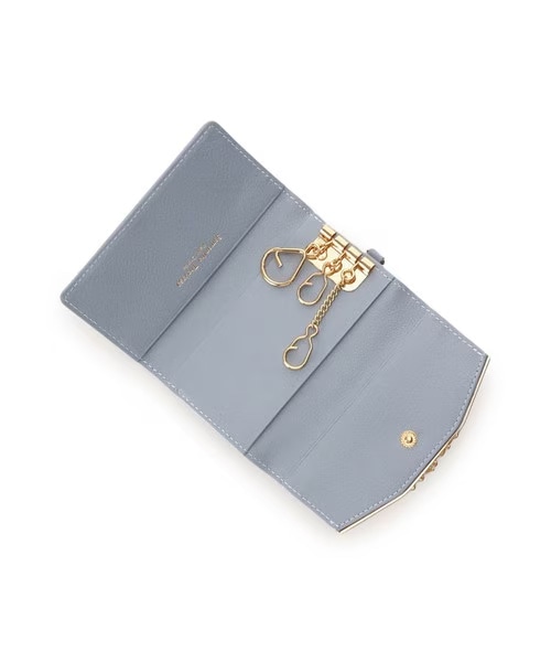 ハートジュエルバー キーケース ダルブルー 0