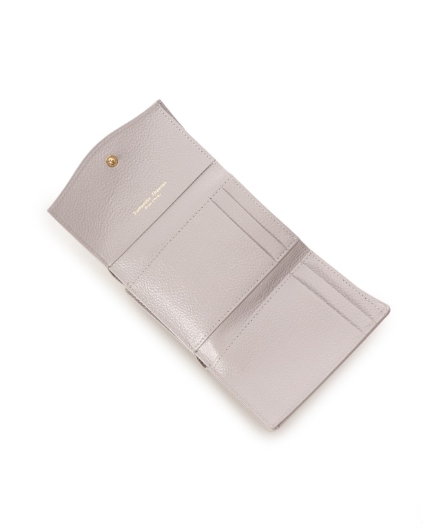 クリアハートビジュー 折財布 ベージュ 00