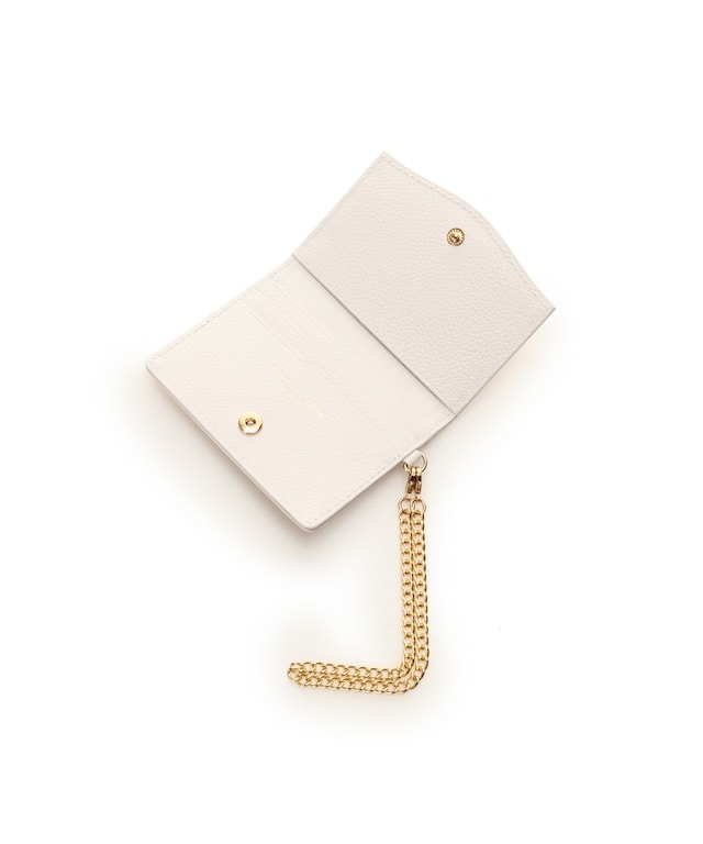 クリアハートビジュー パスケース オフホワイト 00