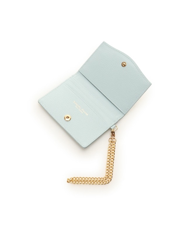 クリアハートビジュー パスケース ミント 00