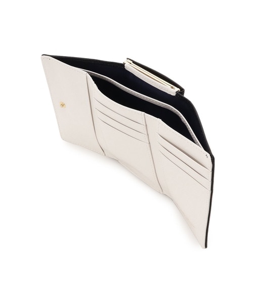 フロントベルト 折財布 ブラック 00