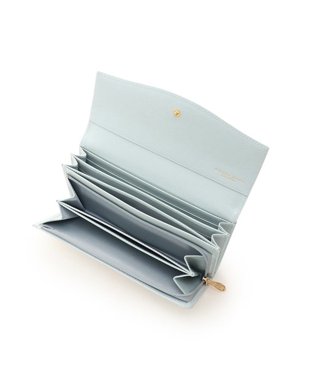 クリアハートビジュー 長財布 ミント 00