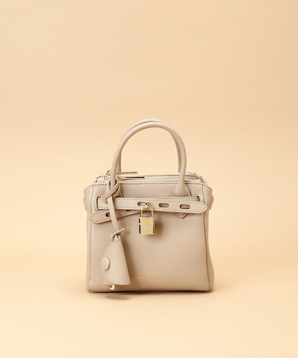 ベルトデザイン サマンサアゼル 小サイズ グレージュ 00