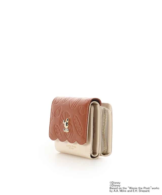 ディズニー『Nuiパン』コレクション 折財布 キャメル 00