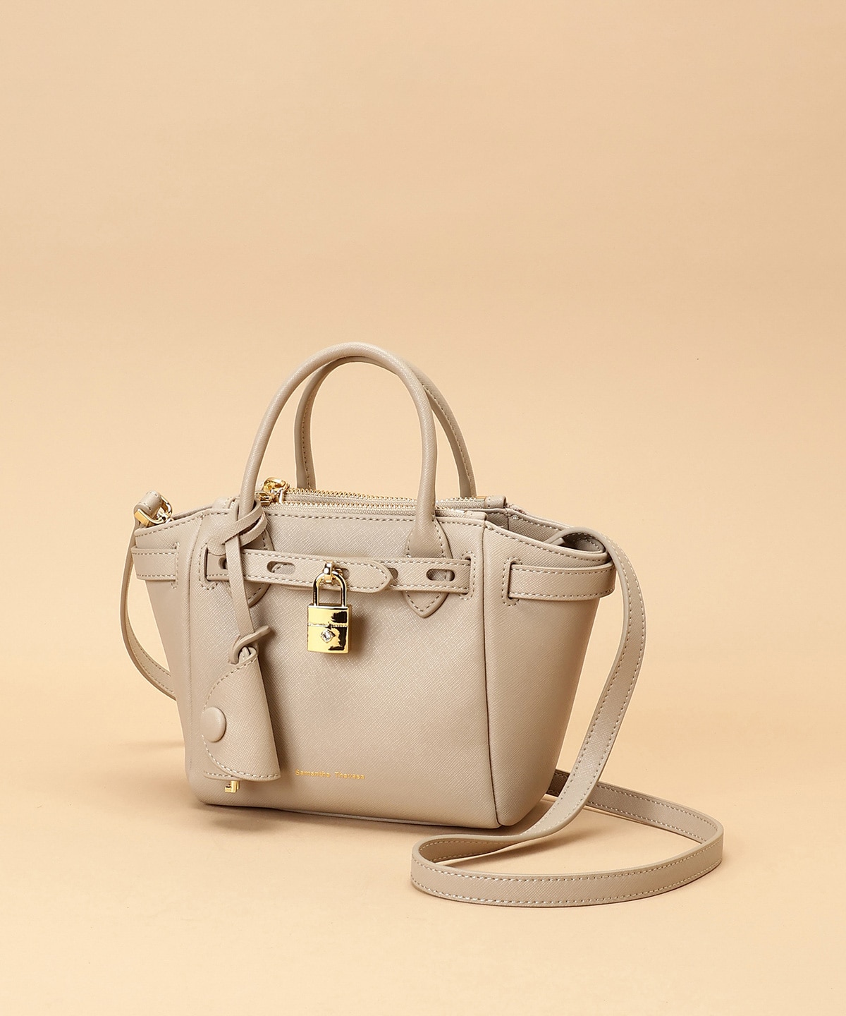 ベルトデザイン サマンサアゼル 小サイズ グレージュ 00