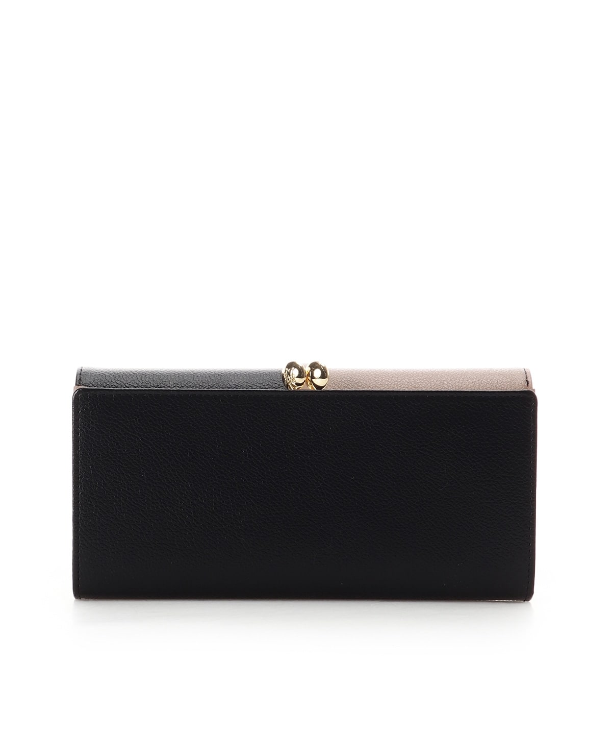 バイカラーフロントベルト 長財布 ブラック 00