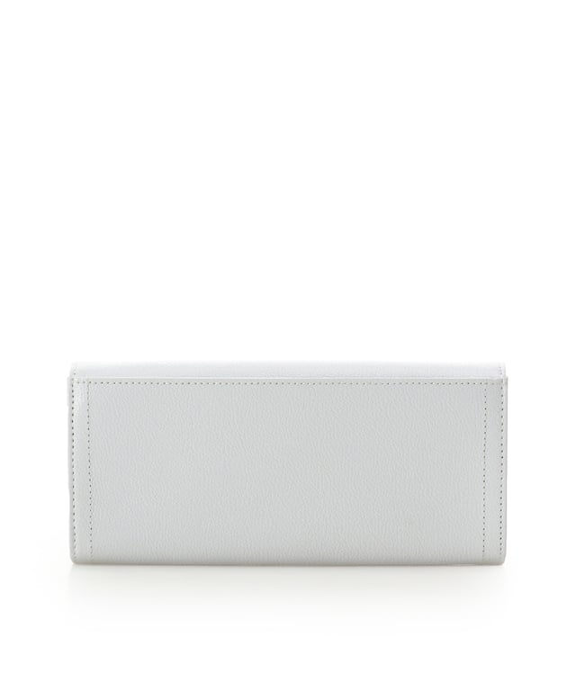 サイドフラワー 長財布 ライトブルー 00