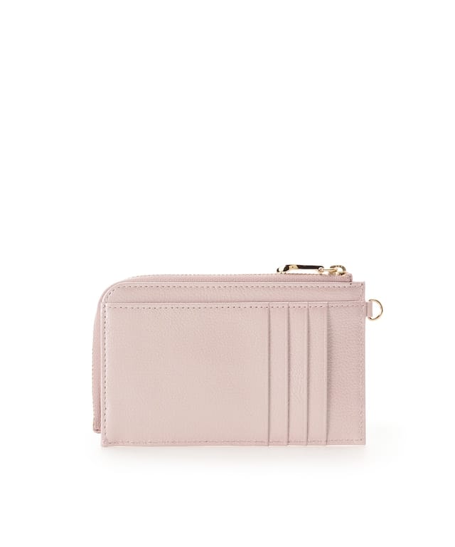 クリアハートビジュー フラグメントケース ピンク 00