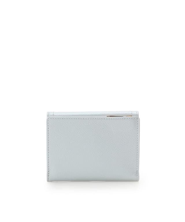 クリアハートビジュー 折財布 ライトブルー 00