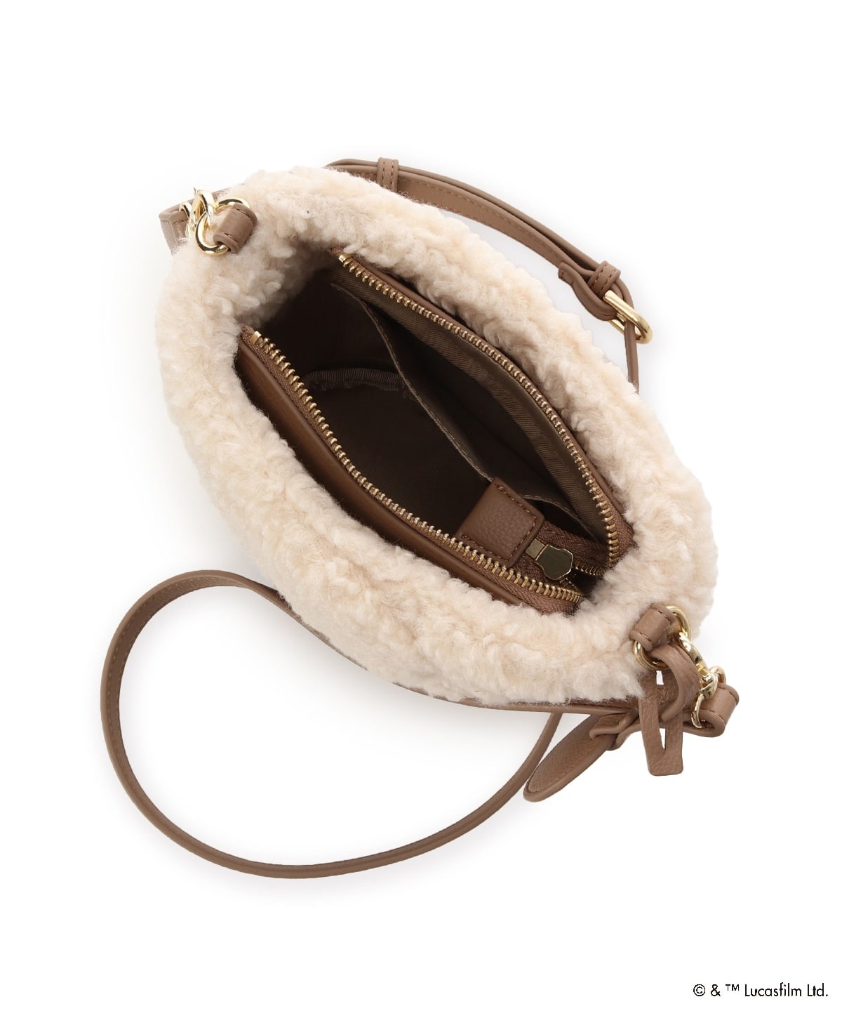 『スター・ウォーズ』「グローグー」コレクション ミニショルダーバッグ ベージュ 00