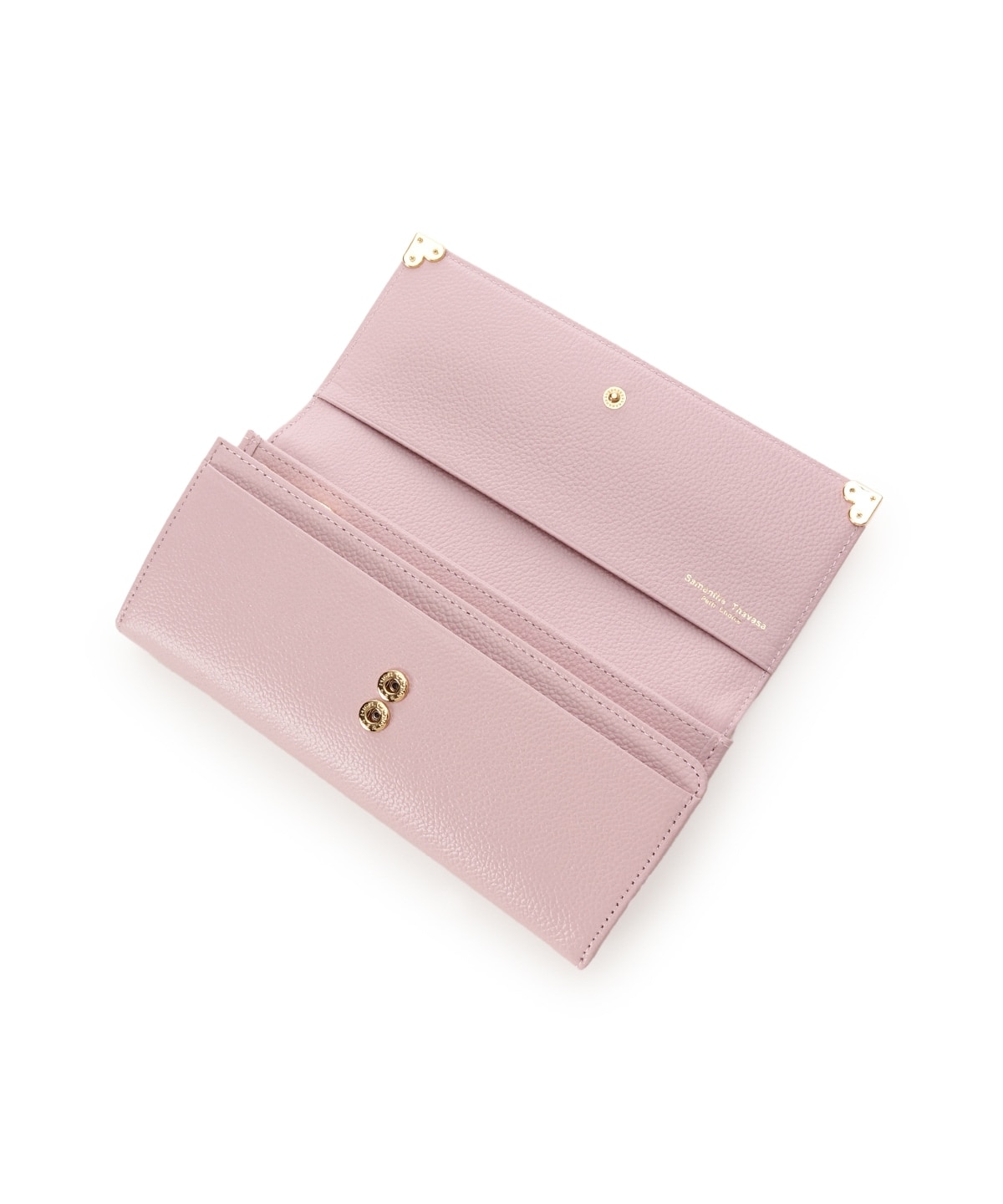 ハート金具 長財布 ピンク 00