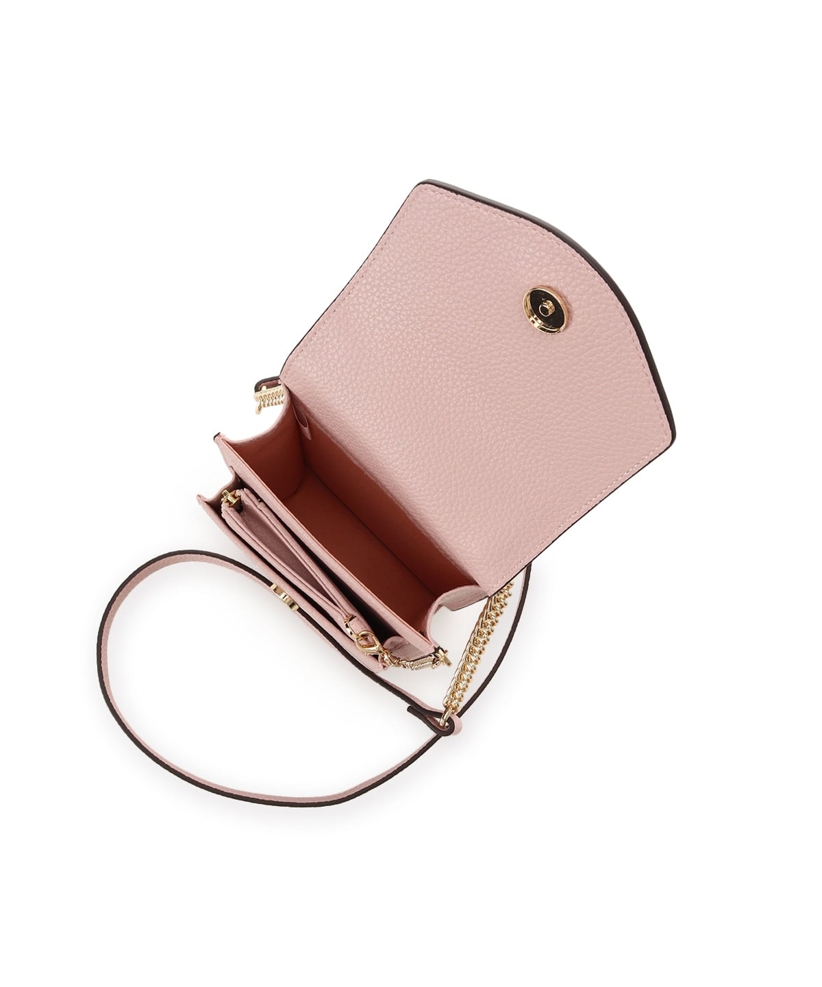 マルチケース付き スマホショルダー ピンク 00