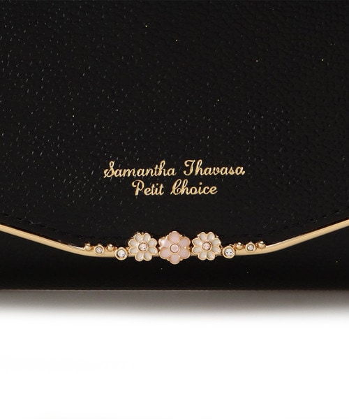 フラワーバー 長財布 ブラック 00