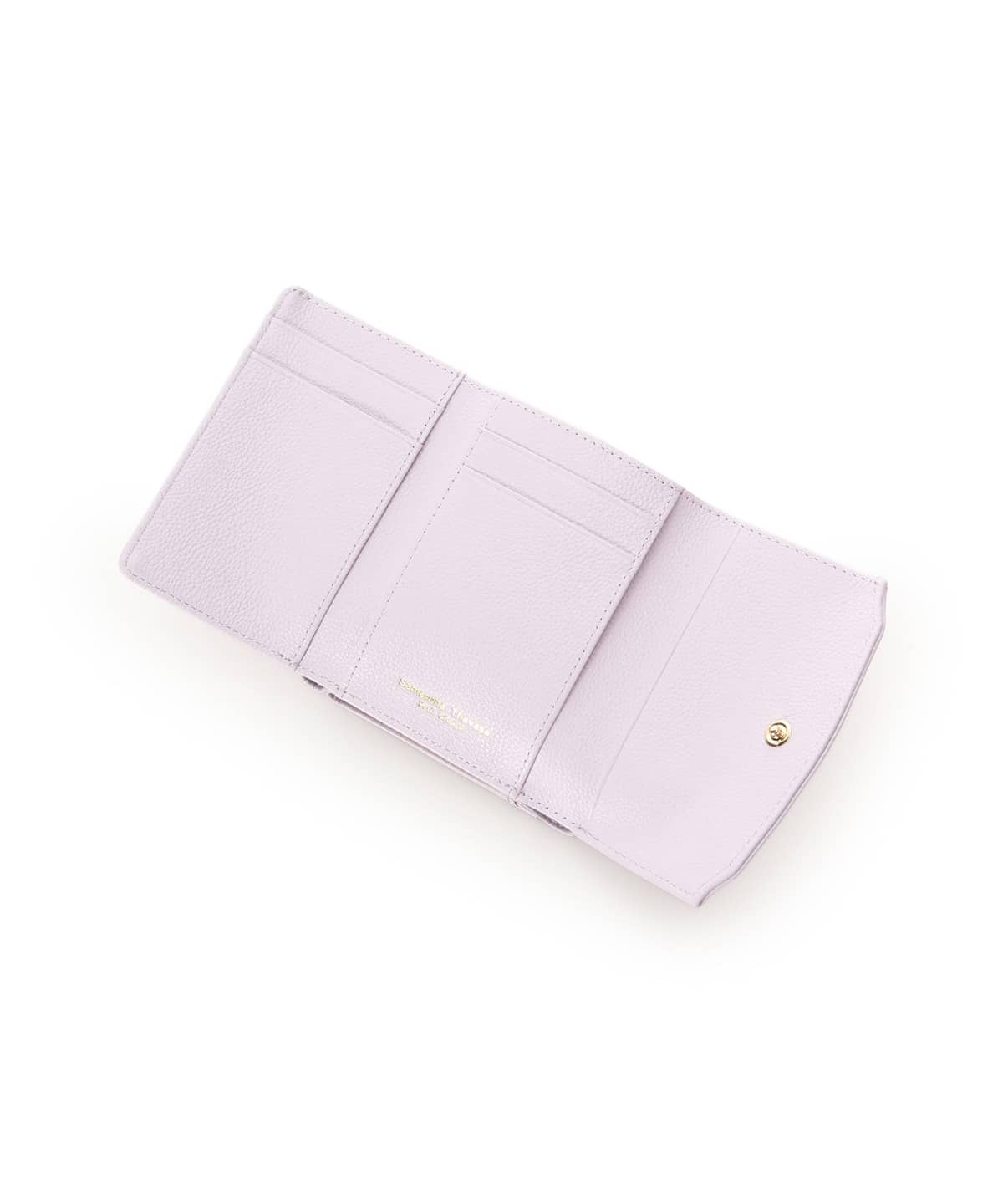 フラワービット 折財布 ラベンダー 00
