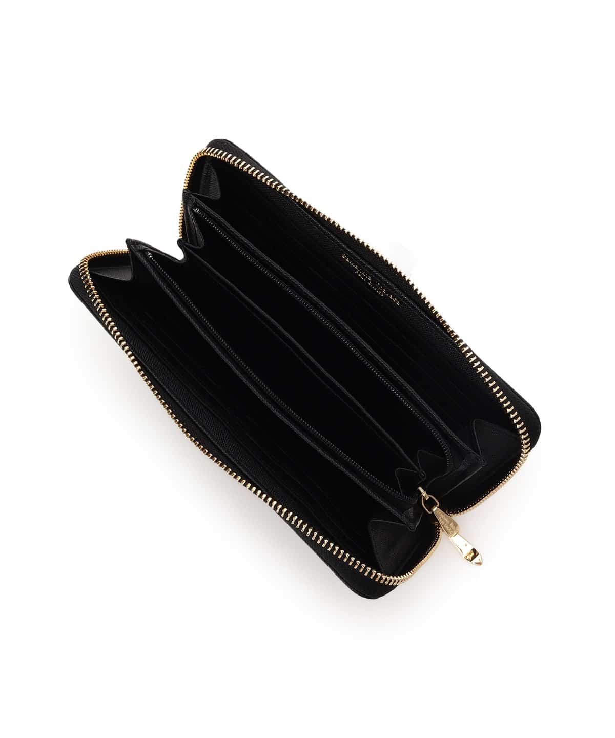 バイカラーリボン 長財布 ブラック 00