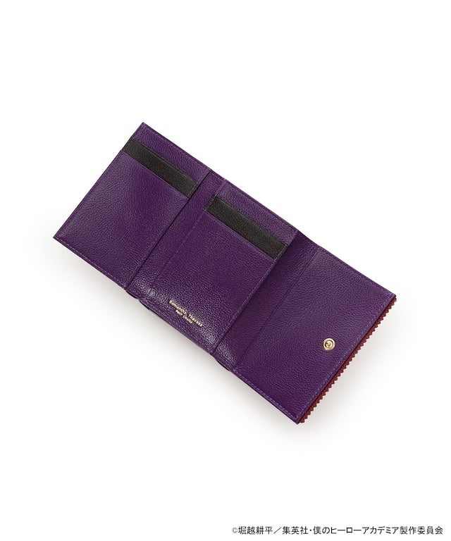 『僕のヒーローアカデミア』「死柄木弔」コレクション 折財布 レッドパープル 00