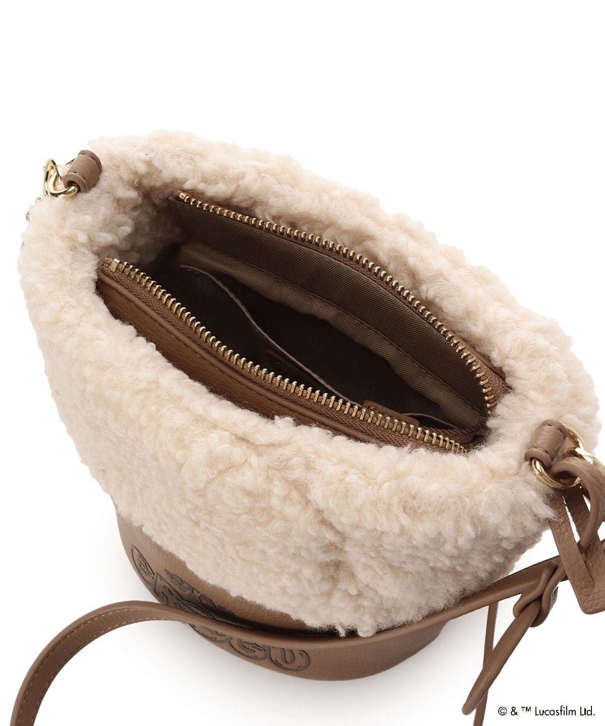 『スター・ウォーズ』「グローグー」コレクション ミニショルダーバッグ ベージュ 00