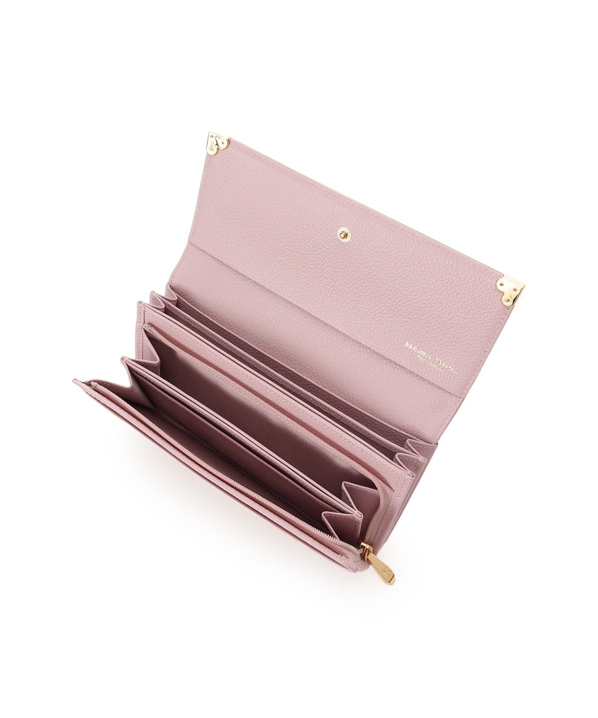 ハート金具 長財布 ピンク 00