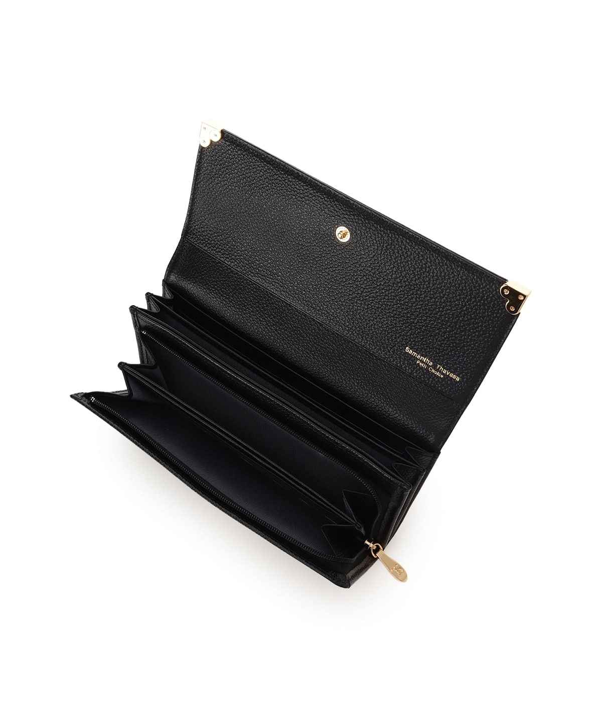 ハート金具 長財布 ブラック 00