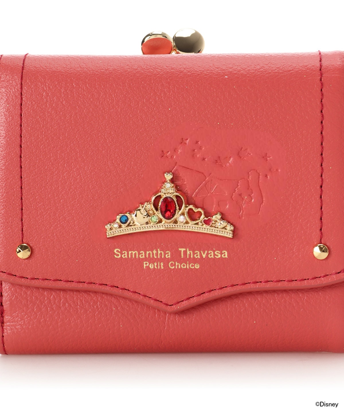 「ディズニープリンセスコレクション」折財布 白雪姫　レッド 00