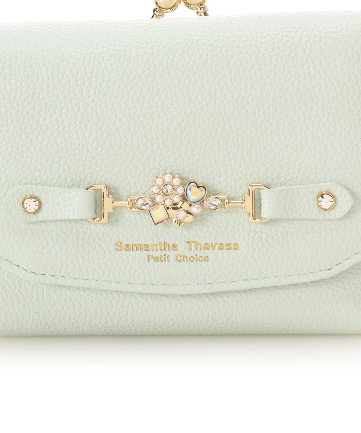 フラワービット 折財布 ミント 00