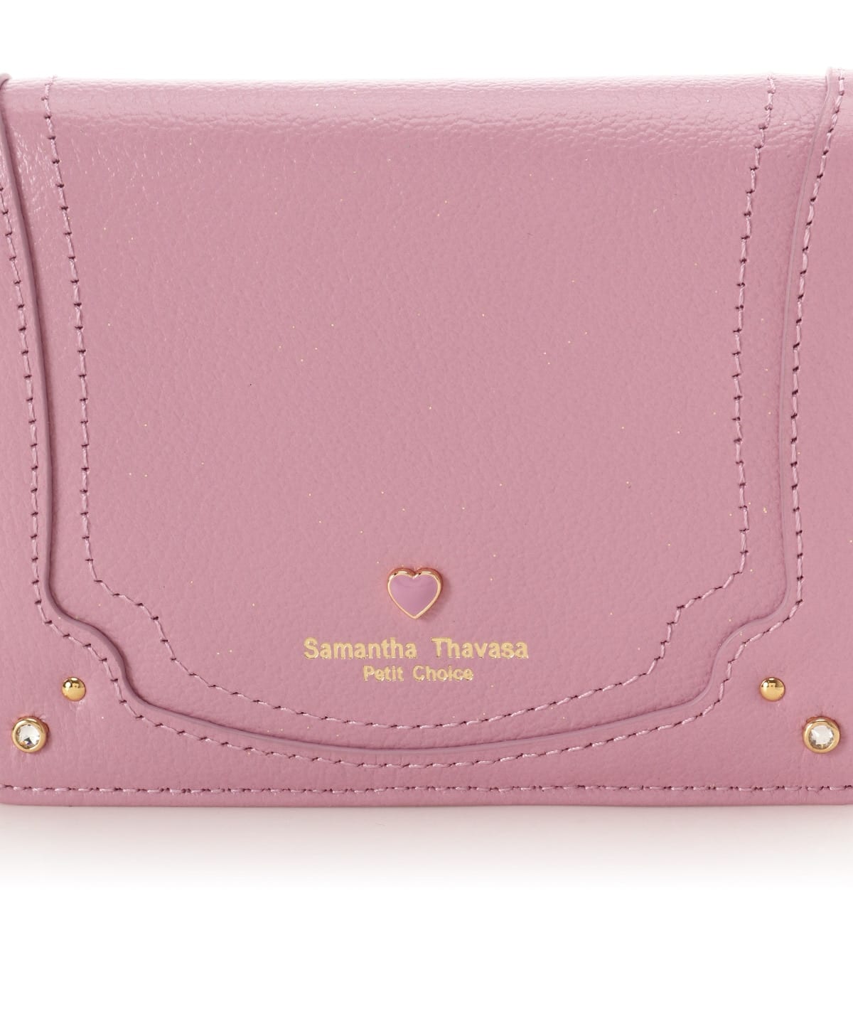 プチハート 二つ折り財布(00 チェリーピンク)｜ サマンサタバサ