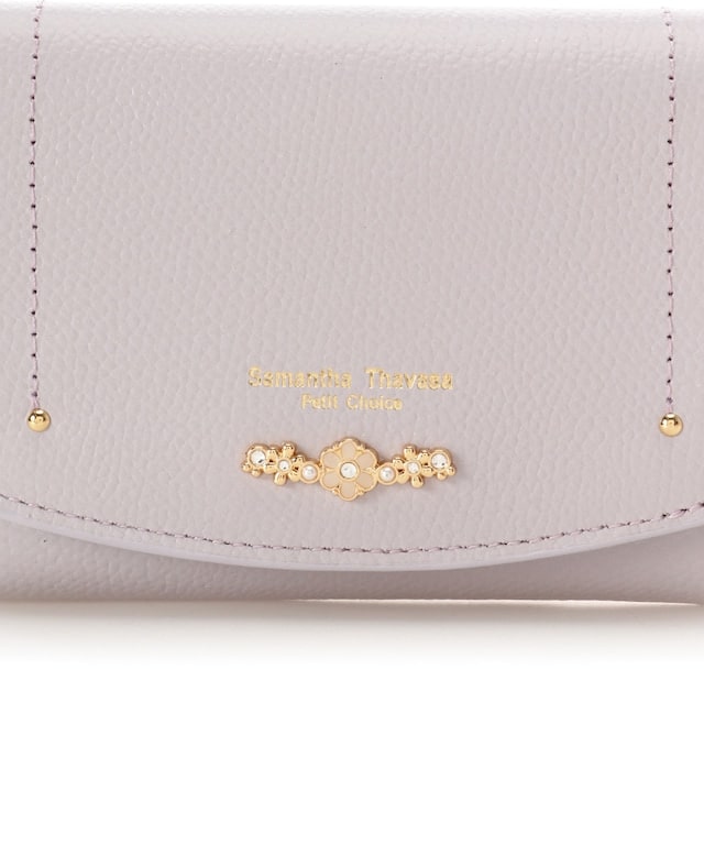 フラワーアーチ 折財布 ラベンダー 00