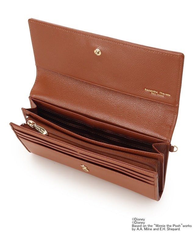 ディズニー『Nuiパン』コレクション 長財布 キャメル 00