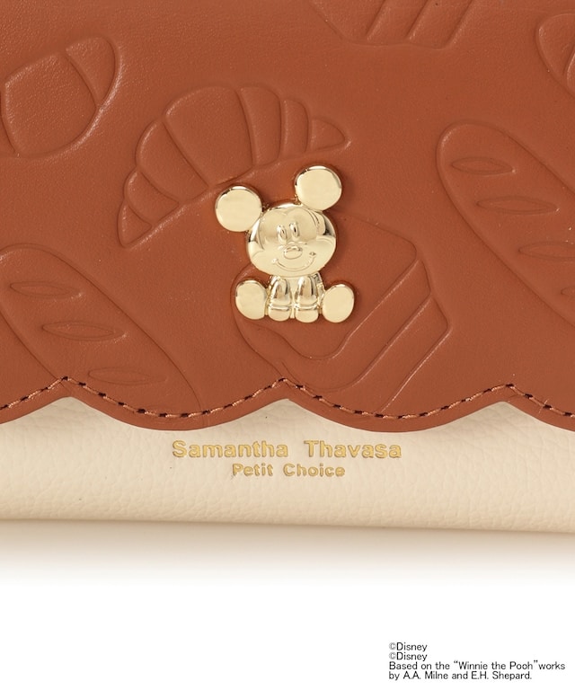 ディズニー『Nuiパン』コレクション 折財布 キャメル 00