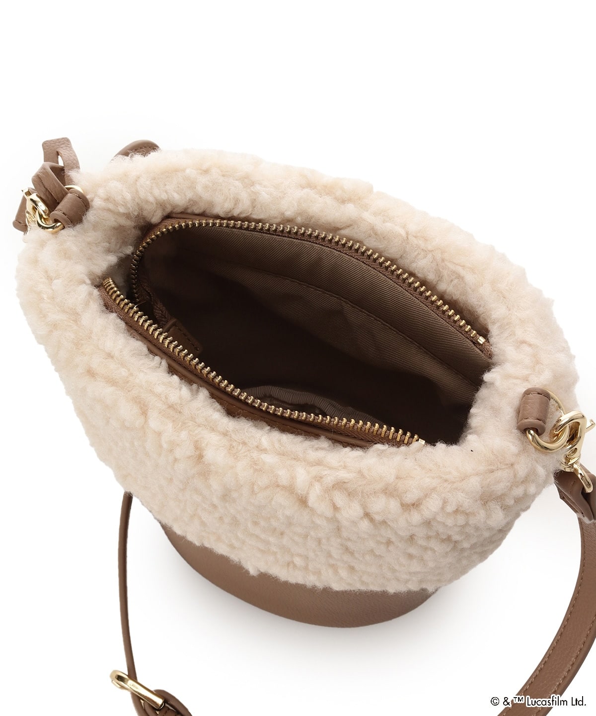 『スター・ウォーズ』「グローグー」コレクション ミニショルダーバッグ ベージュ 00